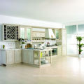 cherry solid wood kitchen cabinet, modular small kitchen design,s for small kitchen hpl kitchen